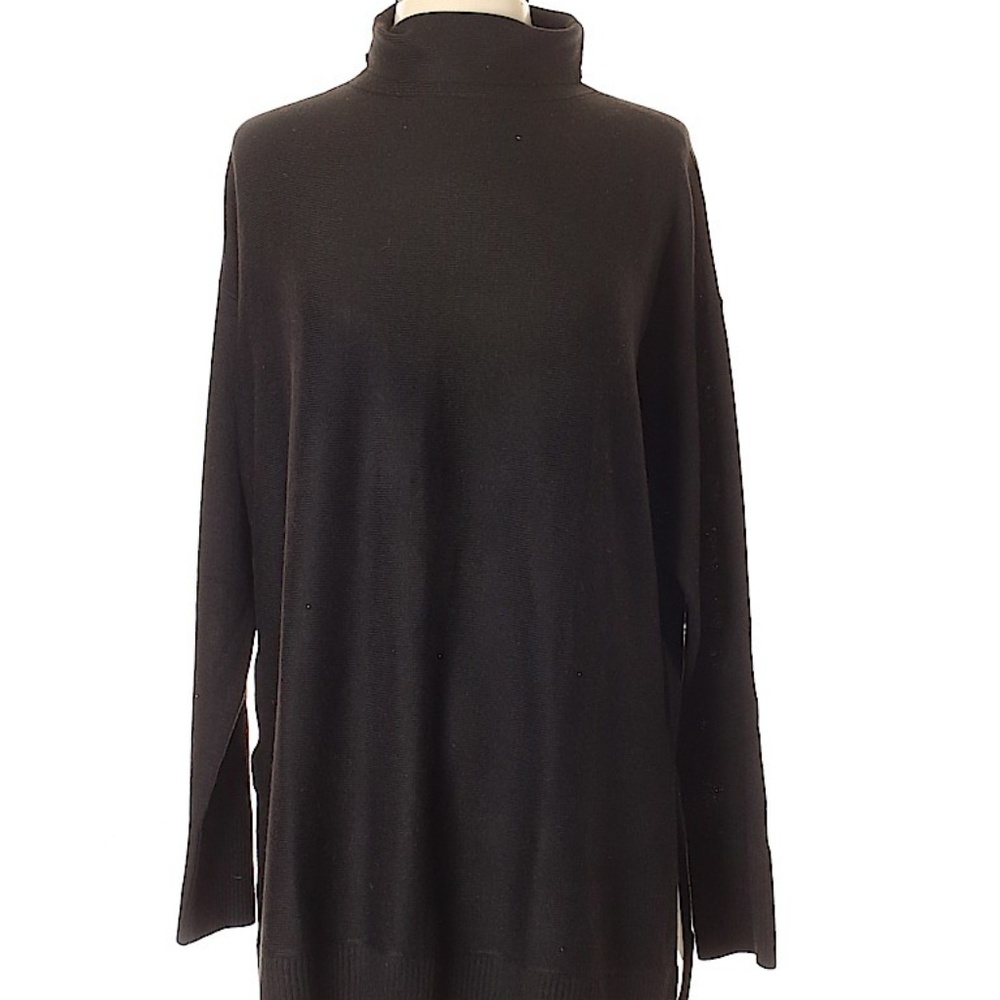Womens turtle neck tunic sweater